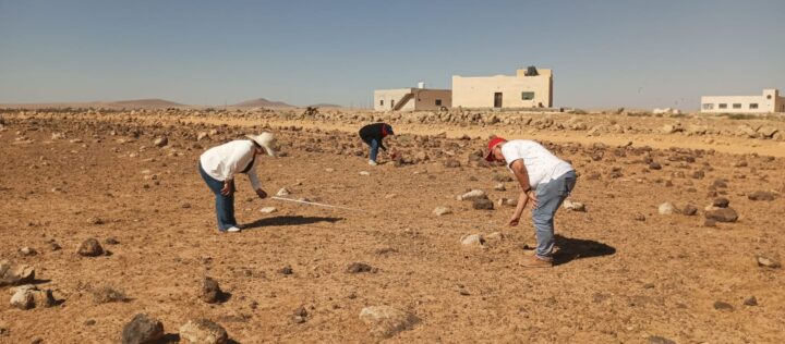 العمل في التربة الجافة
