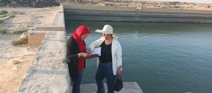 المعاينة على حافة الماء